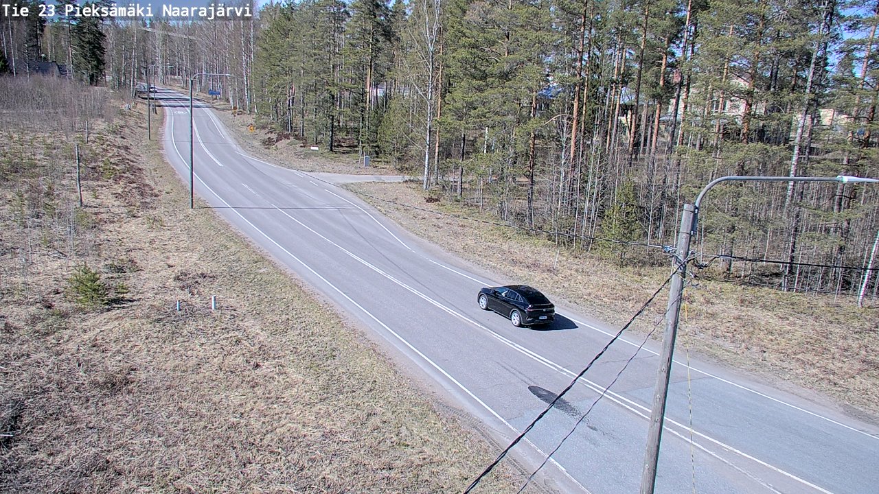 Weather Camera Image Väg 23 Pieksämäki, Naarajärvi, Pieksämäki, Etelä-Savo