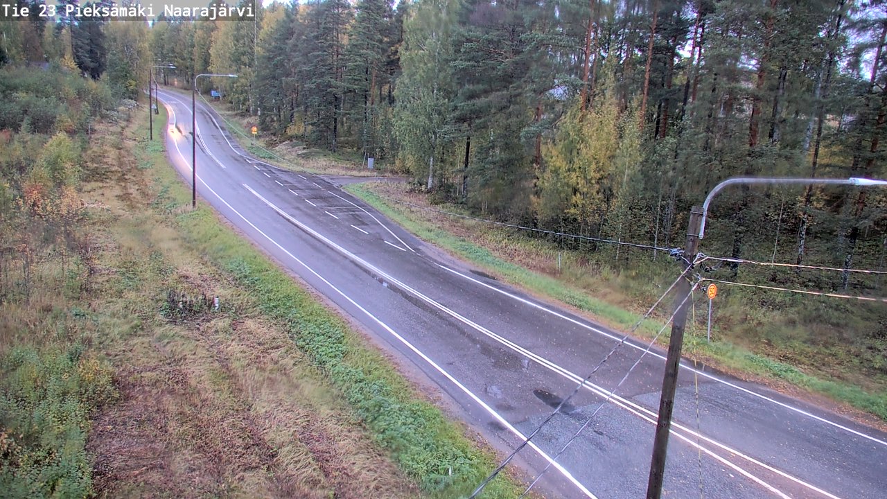 Weather Camera Image Road 23 Pieksämäki, Naarajärvi, Pieksämäki, Etelä-Savo