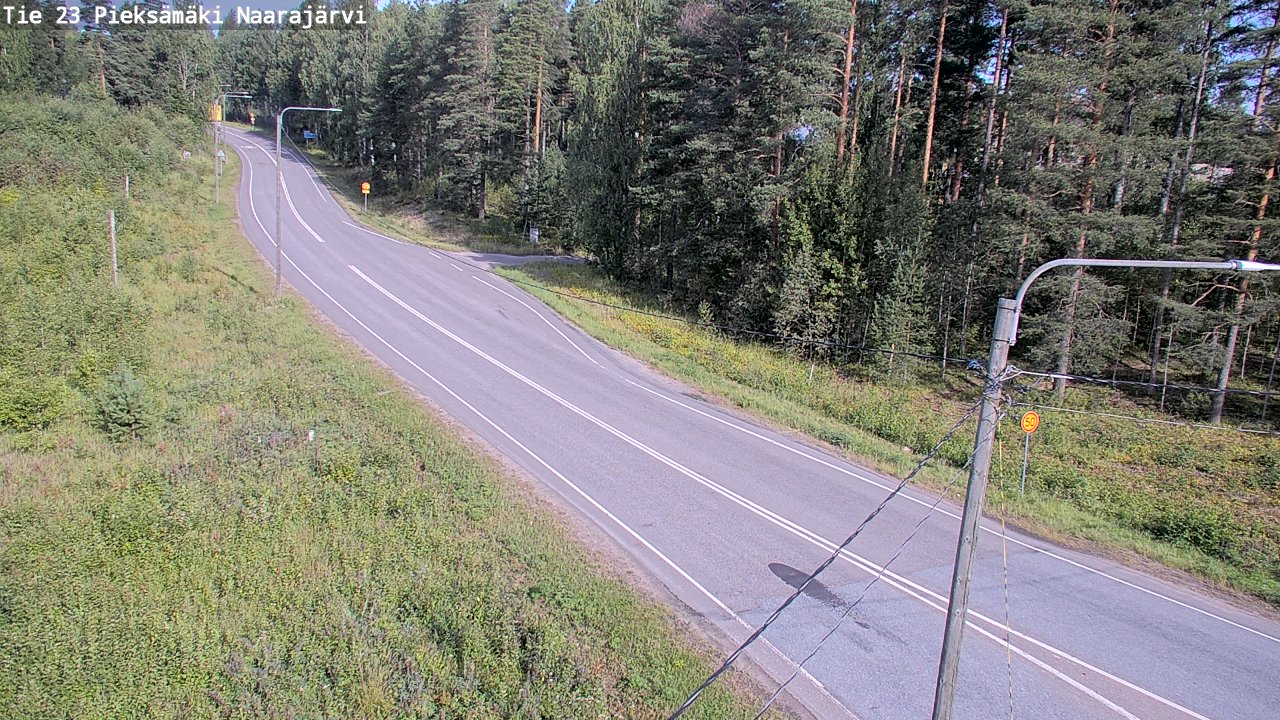Kelikamerat Kuva Tie 23 Pieksämäki, Naarajärvi, Pieksämäki, Etelä-Savo