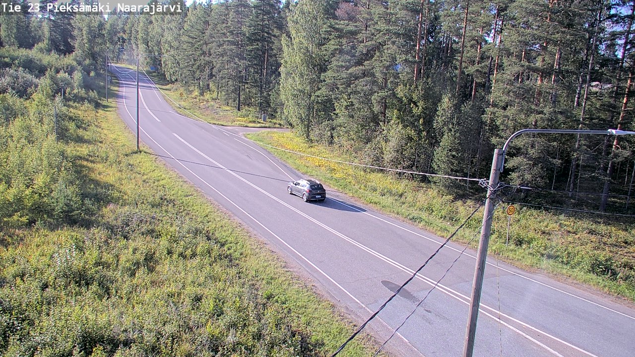 Kelikamerat Kuva Tie 23 Pieksämäki, Naarajärvi, Pieksämäki, Etelä-Savo