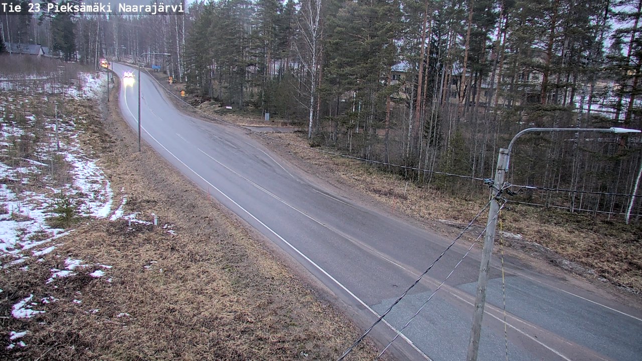 Weather Camera Image Väg 23 Pieksämäki, Naarajärvi, Pieksämäki, Etelä-Savo