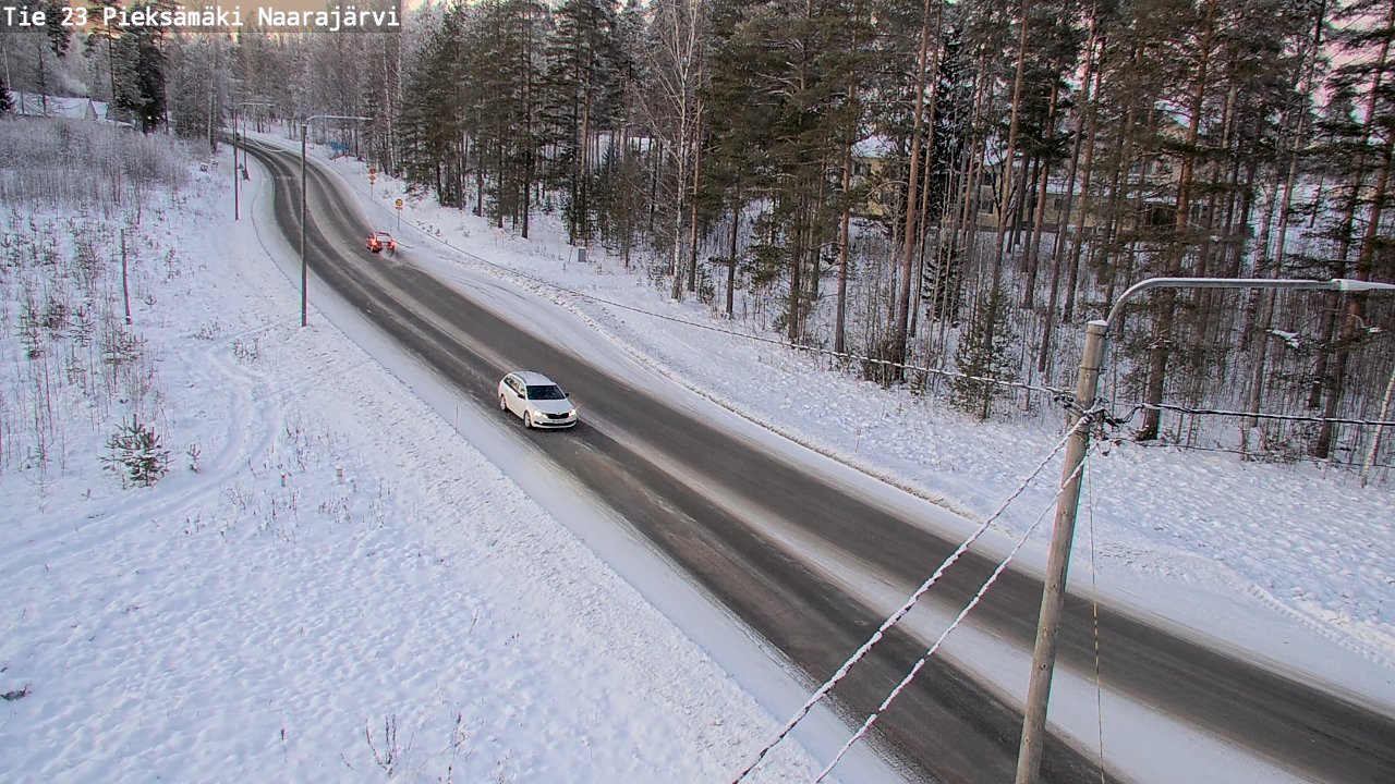 Weather Camera Image Road 23 Pieksämäki, Naarajärvi, Pieksämäki, Etelä-Savo