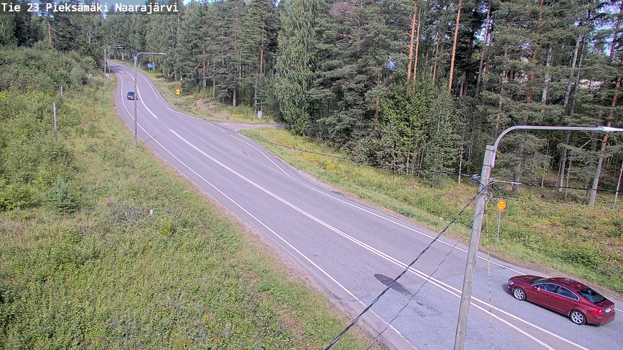Kelikamerat Kuva Tie 23 Pieksämäki, Naarajärvi, Pieksämäki, Etelä-Savo