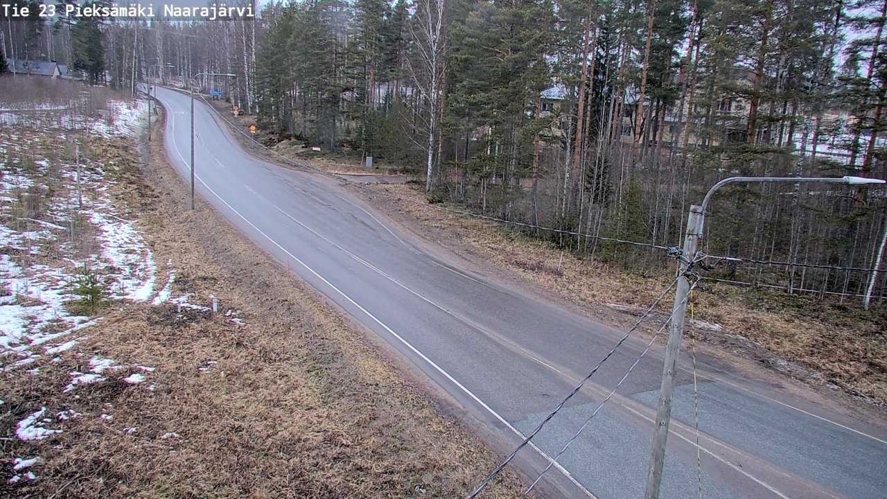 Weather Camera Image Road 23 Pieksämäki, Naarajärvi, Pieksämäki, Etelä-Savo