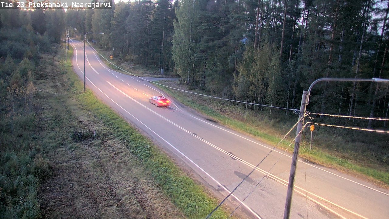 Weather Camera Image Road 23 Pieksämäki, Naarajärvi, Pieksämäki, Etelä-Savo