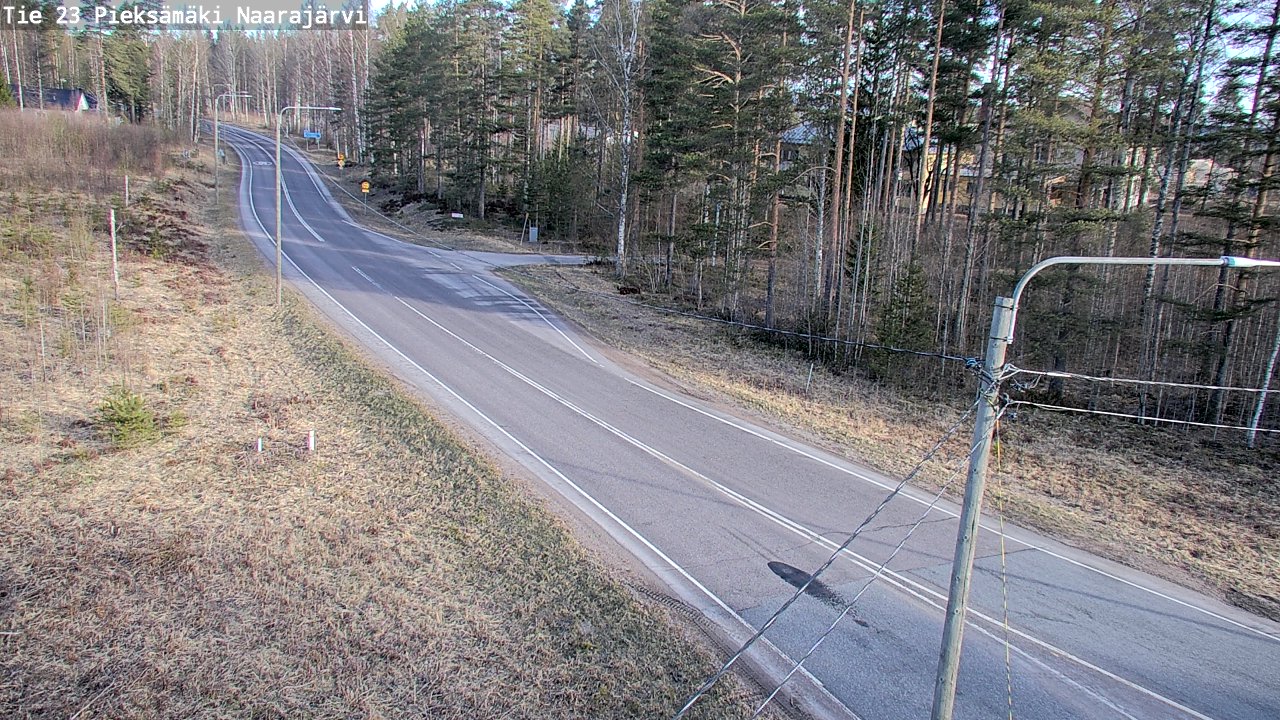 Weather Camera Image Väg 23 Pieksämäki, Naarajärvi, Pieksämäki, Etelä-Savo
