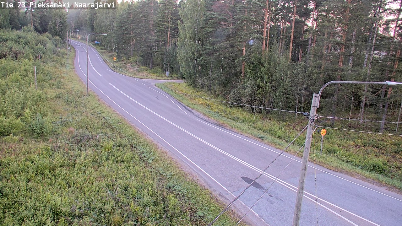 Weather Camera Image Road 23 Pieksämäki, Naarajärvi, Pieksämäki, Etelä-Savo
