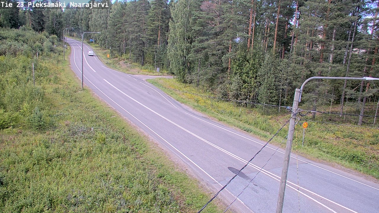 Kelikamerat Kuva Tie 23 Pieksämäki, Naarajärvi, Pieksämäki, Etelä-Savo