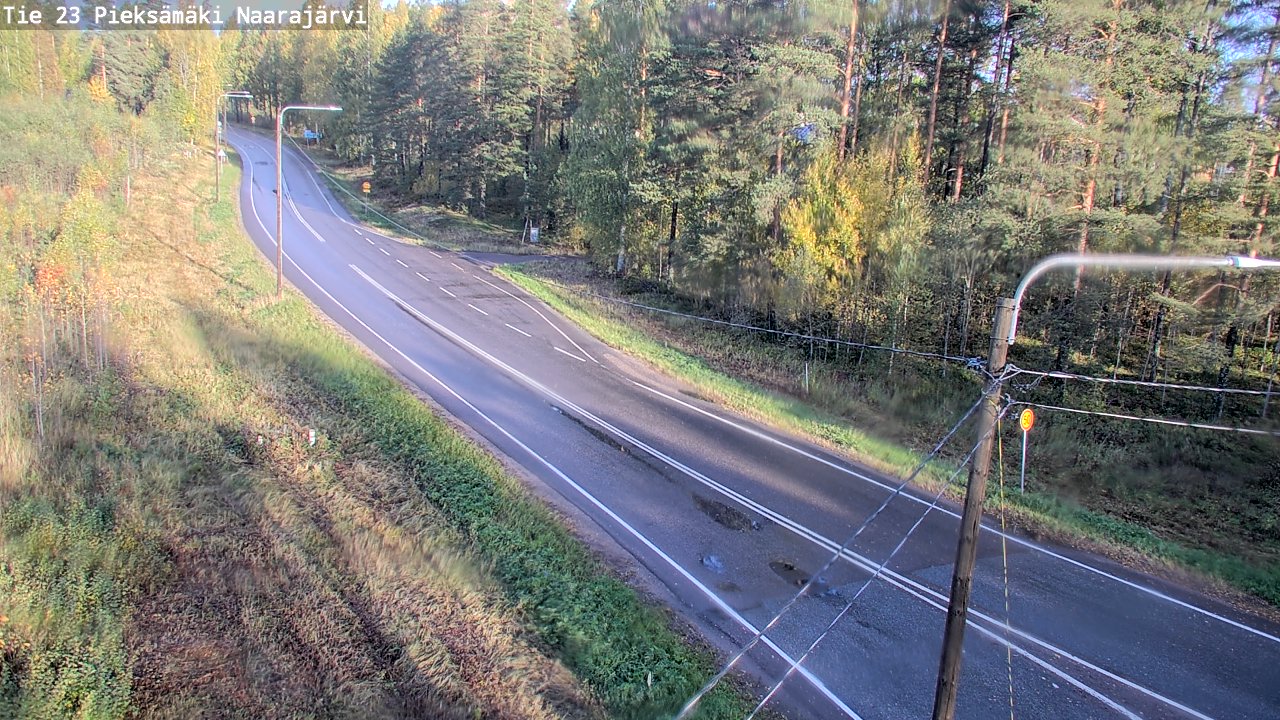 Weather Camera Image Road 23 Pieksämäki, Naarajärvi, Pieksämäki, Etelä-Savo