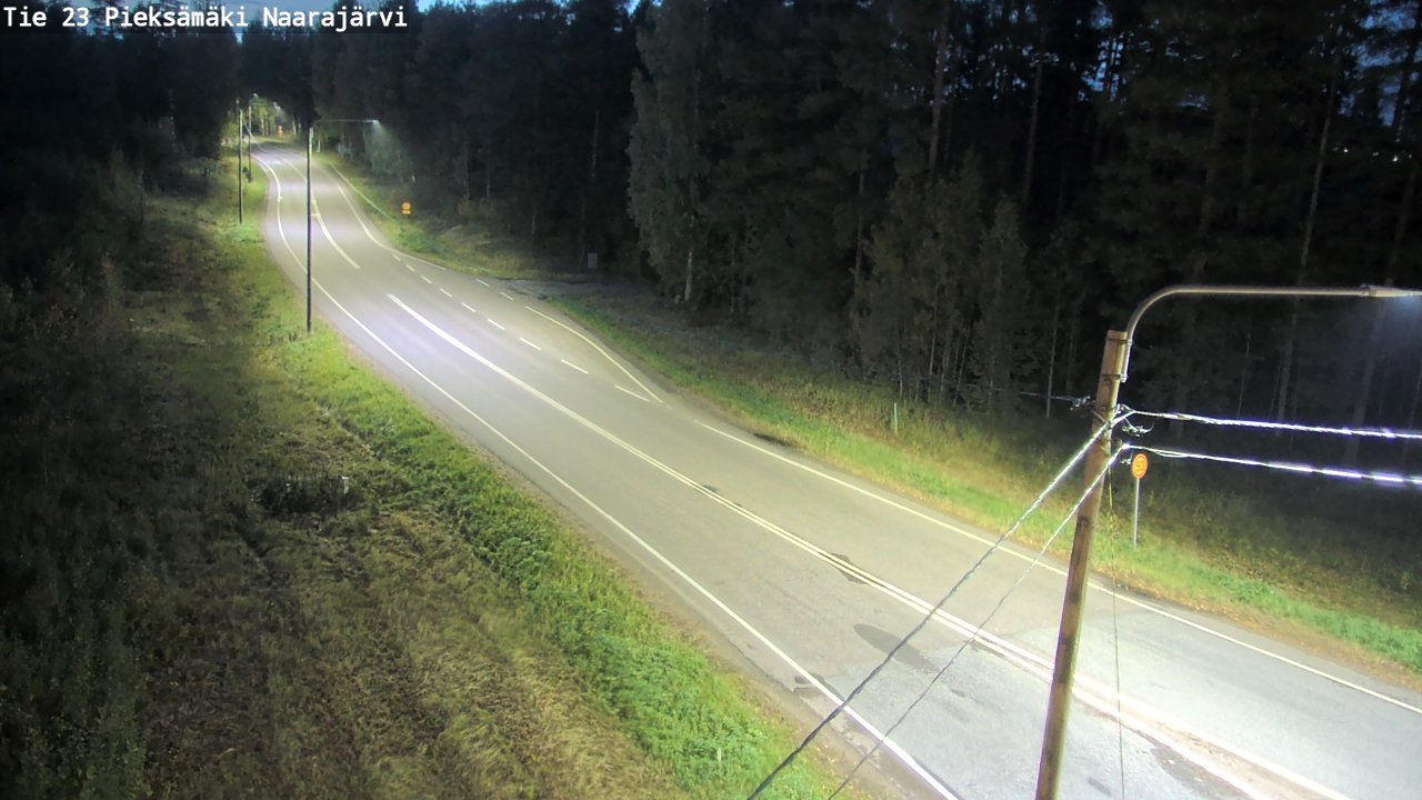 Weather Camera Image Road 23 Pieksämäki, Naarajärvi, Pieksämäki, Etelä-Savo