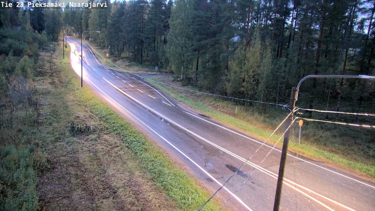 Weather Camera Image Road 23 Pieksämäki, Naarajärvi, Pieksämäki, Etelä-Savo