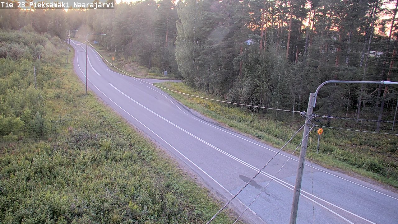 Kelikamerat Kuva Tie 23 Pieksämäki, Naarajärvi, Pieksämäki, Etelä-Savo