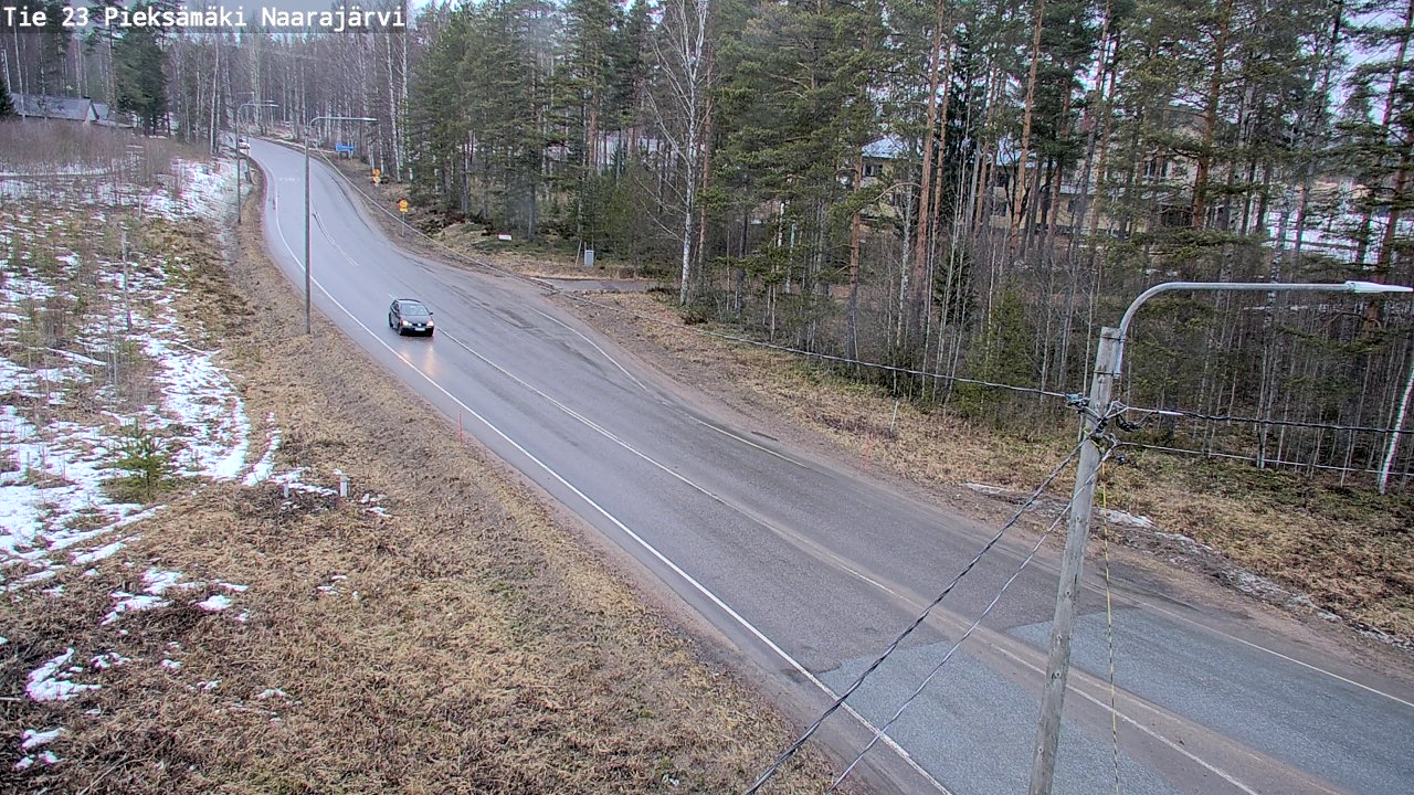 Weather Camera Image Väg 23 Pieksämäki, Naarajärvi, Pieksämäki, Etelä-Savo