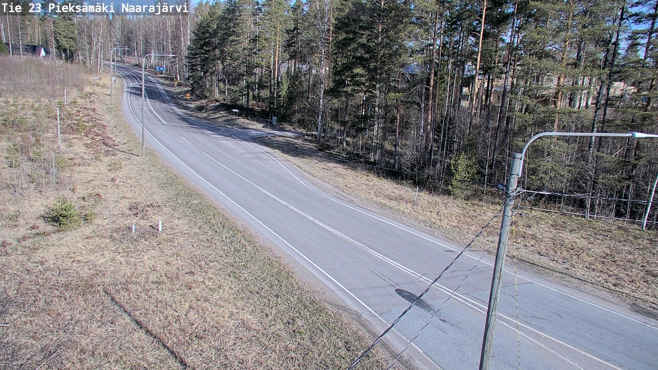 Weather Camera Image Väg 23 Pieksämäki, Naarajärvi, Pieksämäki, Etelä-Savo