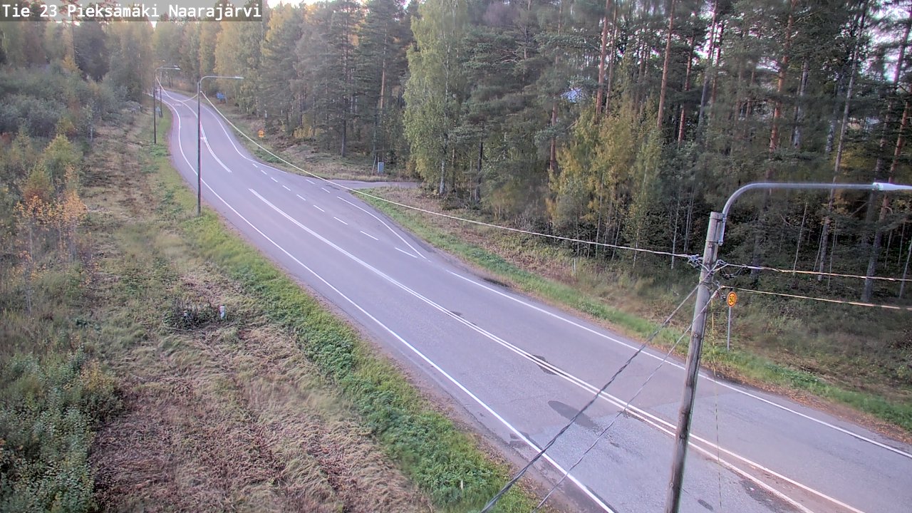 Weather Camera Image Road 23 Pieksämäki, Naarajärvi, Pieksämäki, Etelä-Savo