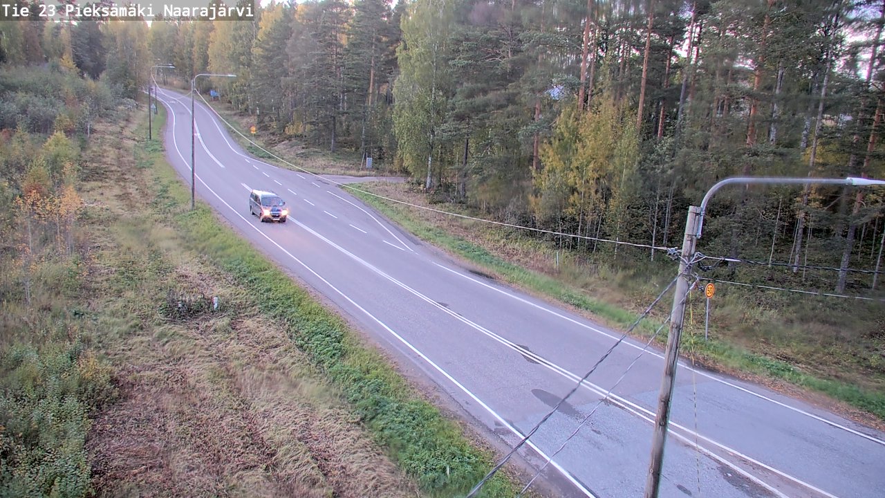 Weather Camera Image Road 23 Pieksämäki, Naarajärvi, Pieksämäki, Etelä-Savo