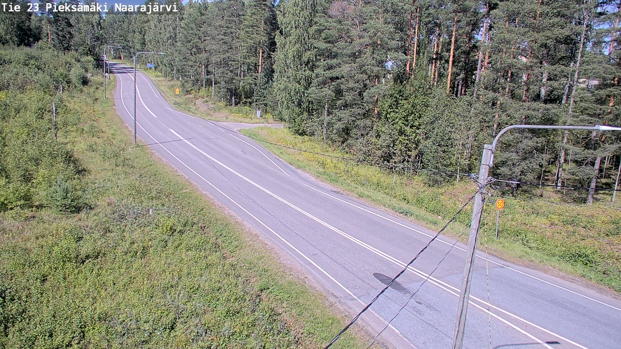 Kelikamerat Kuva Tie 23 Pieksämäki, Naarajärvi, Pieksämäki, Etelä-Savo