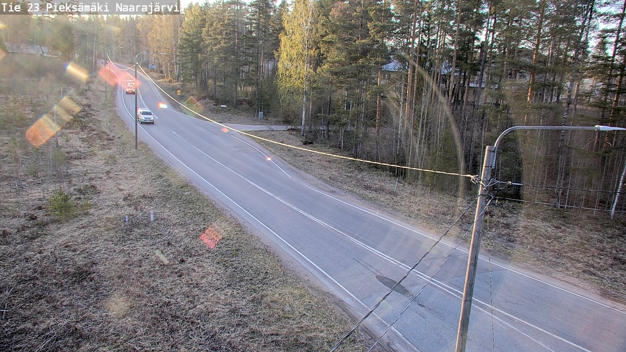 Weather Camera Image Väg 23 Pieksämäki, Naarajärvi, Pieksämäki, Etelä-Savo