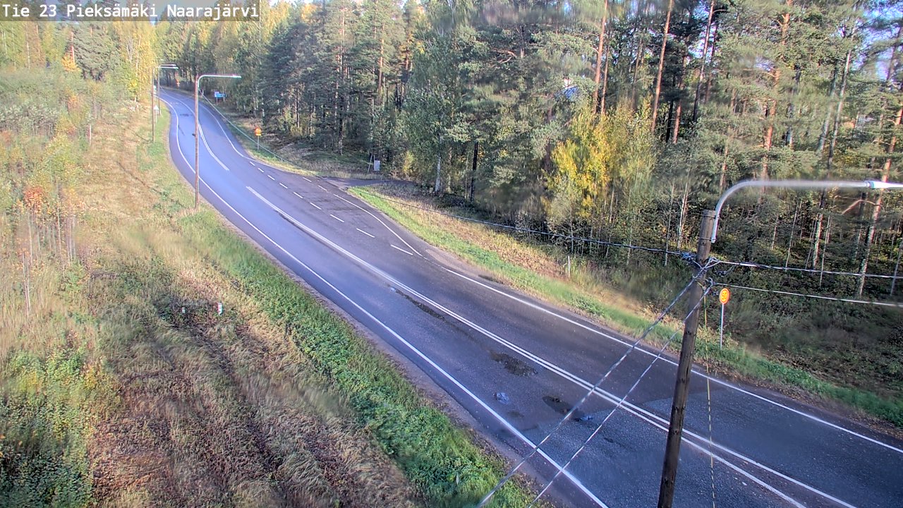 Weather Camera Image Road 23 Pieksämäki, Naarajärvi, Pieksämäki, Etelä-Savo