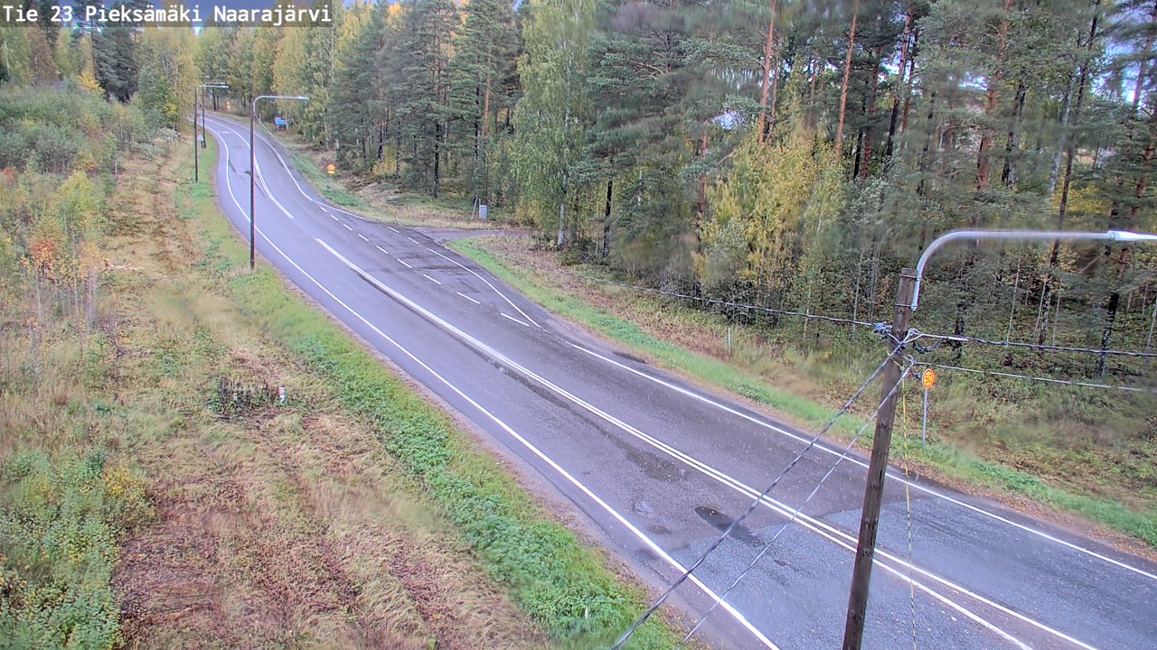 Weather Camera Image Road 23 Pieksämäki, Naarajärvi, Pieksämäki, Etelä-Savo