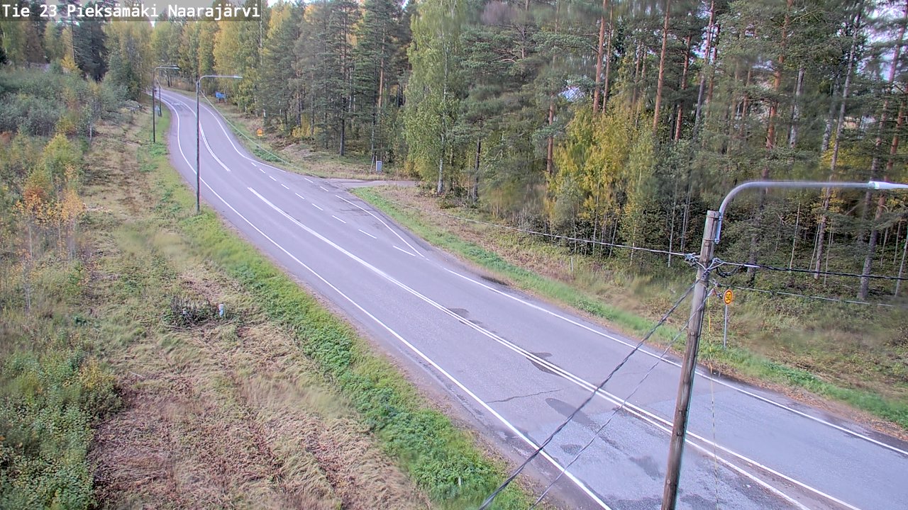 Weather Camera Image Road 23 Pieksämäki, Naarajärvi, Pieksämäki, Etelä-Savo