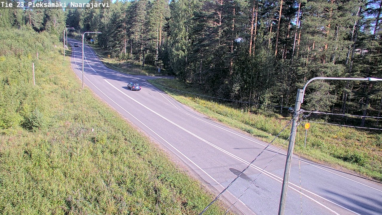 Kelikamerat Kuva Tie 23 Pieksämäki, Naarajärvi, Pieksämäki, Etelä-Savo