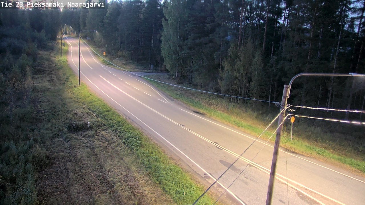 Weather Camera Image Road 23 Pieksämäki, Naarajärvi, Pieksämäki, Etelä-Savo