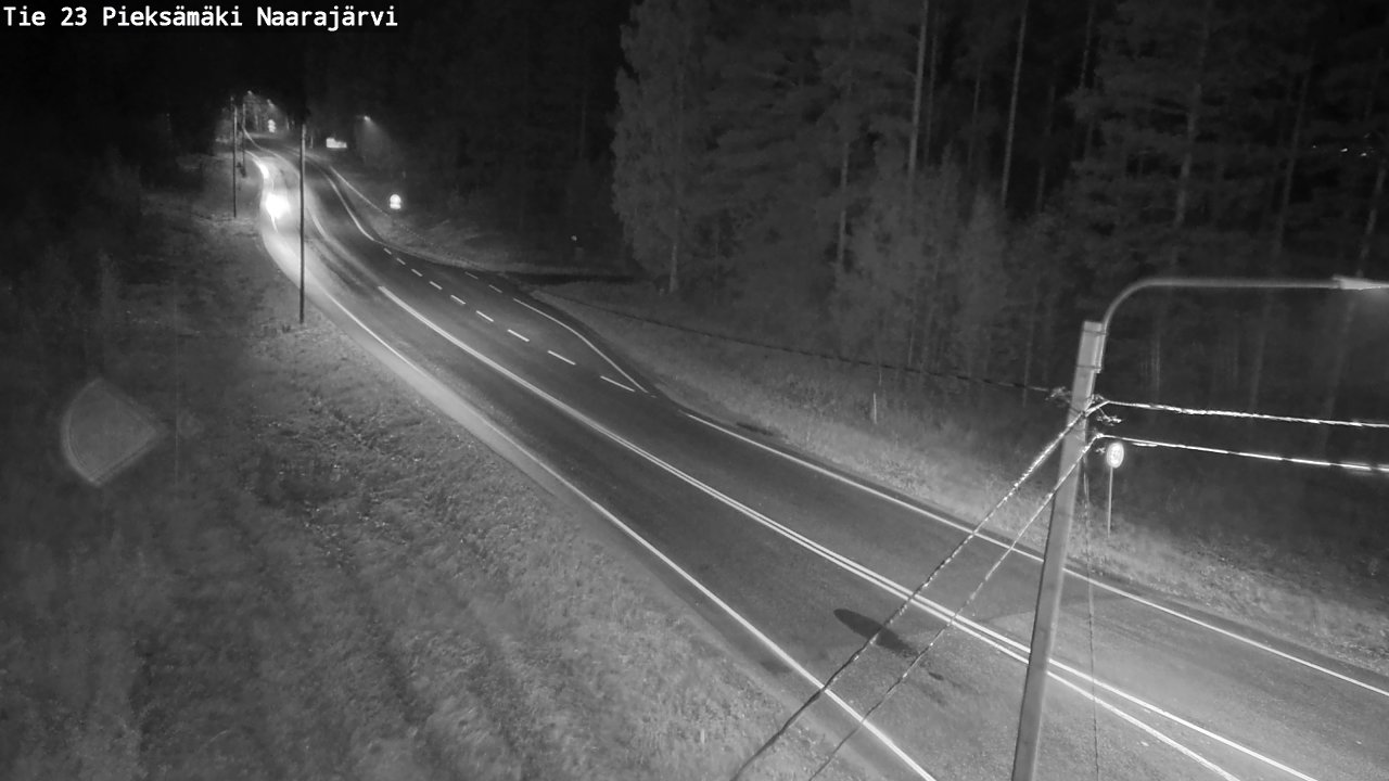 Weather Camera Image Road 23 Pieksämäki, Naarajärvi, Pieksämäki, Etelä-Savo