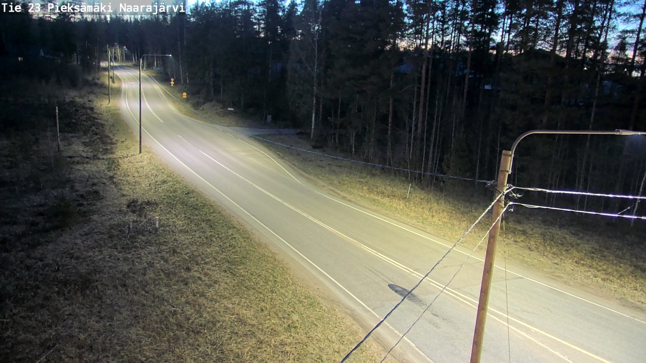 Weather Camera Image Väg 23 Pieksämäki, Naarajärvi, Pieksämäki, Etelä-Savo
