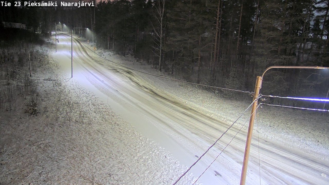Kelikamerat Kuva Tie 23 Pieksämäki, Naarajärvi, Pieksämäki, Etelä-Savo