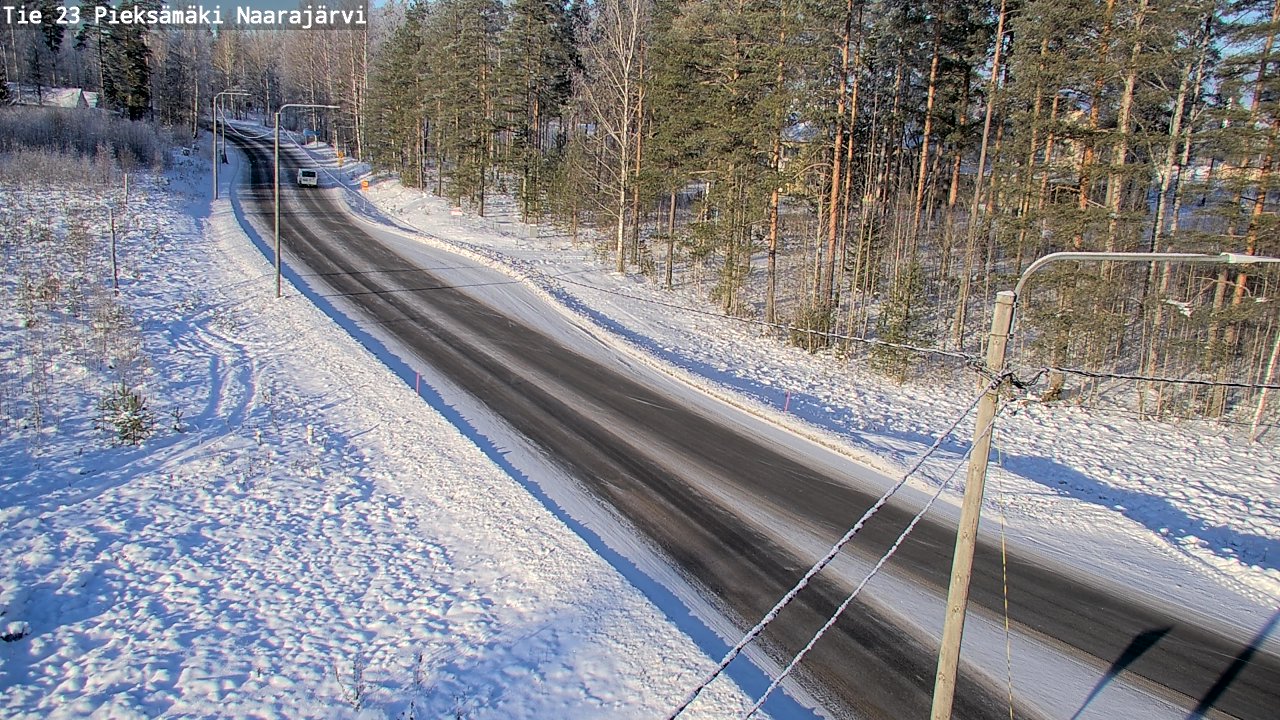 Weather Camera Image Road 23 Pieksämäki, Naarajärvi, Pieksämäki, Etelä-Savo