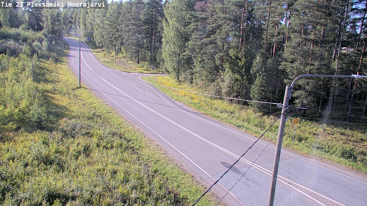 Kelikamerat Kuva Tie 23 Pieksämäki, Naarajärvi, Pieksämäki, Etelä-Savo