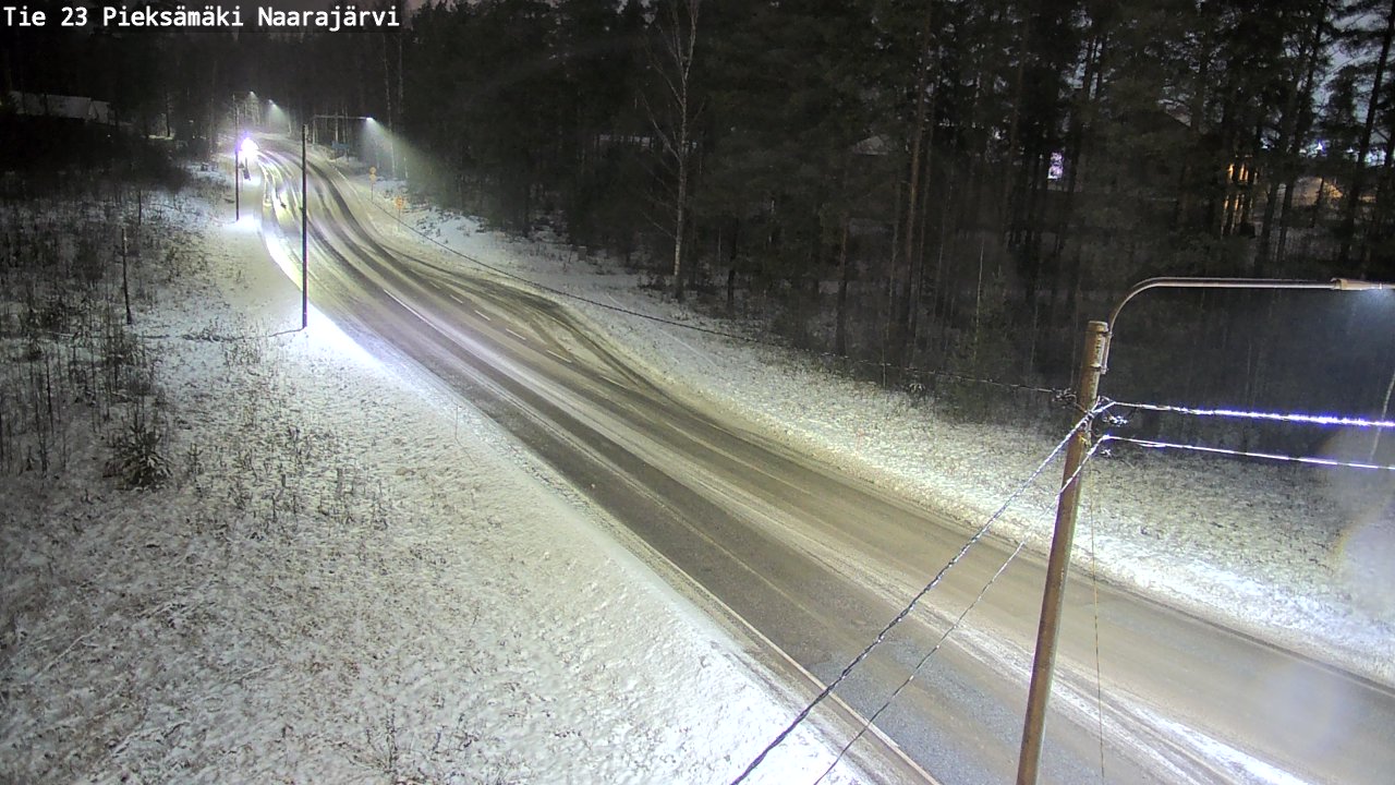 Weather Camera Image Väg 23 Pieksämäki, Naarajärvi, Pieksämäki, Etelä-Savo
