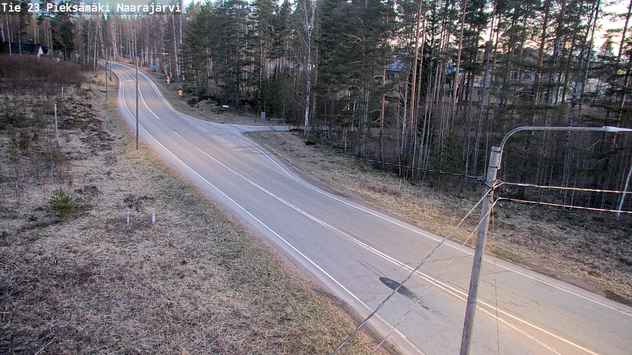Weather Camera Image Väg 23 Pieksämäki, Naarajärvi, Pieksämäki, Etelä-Savo