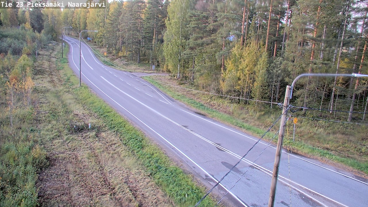 Weather Camera Image Road 23 Pieksämäki, Naarajärvi, Pieksämäki, Etelä-Savo