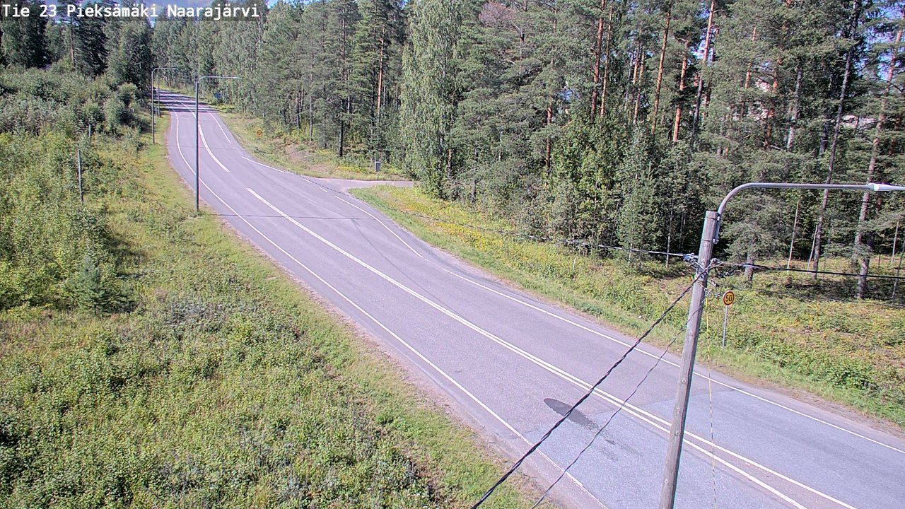Kelikamerat Kuva Tie 23 Pieksämäki, Naarajärvi, Pieksämäki, Etelä-Savo