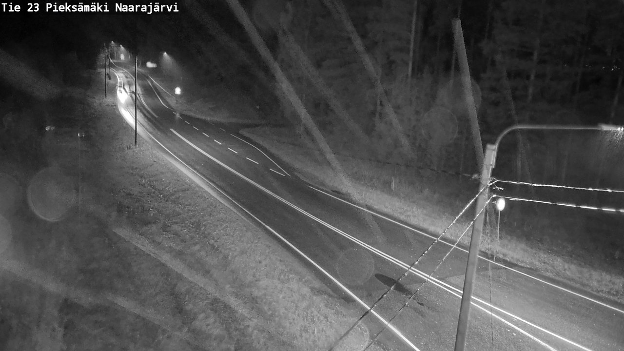Weather Camera Image Road 23 Pieksämäki, Naarajärvi, Pieksämäki, Etelä-Savo