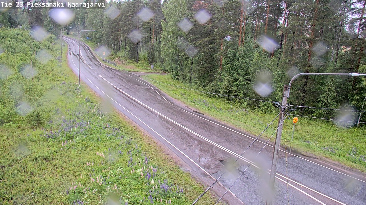 Weather Camera Image Väg 23 Pieksämäki, Naarajärvi, Pieksämäki, Etelä-Savo