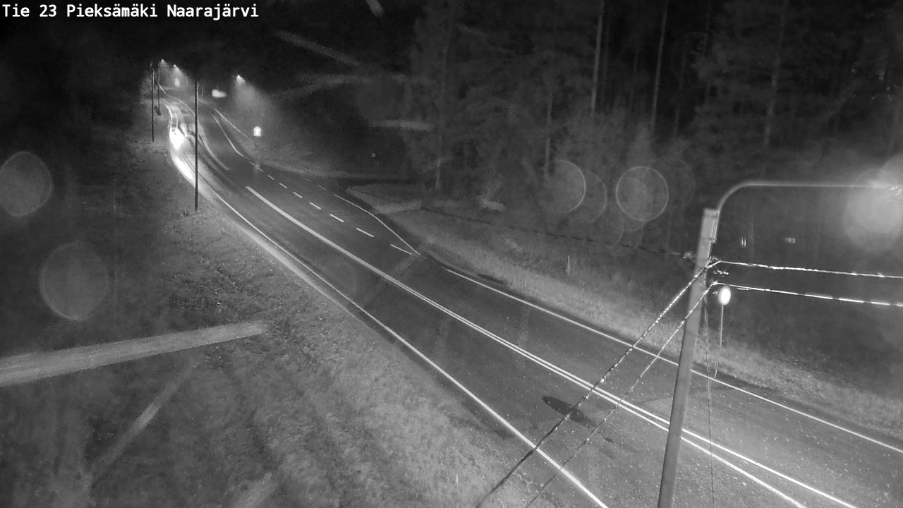 Weather Camera Image Road 23 Pieksämäki, Naarajärvi, Pieksämäki, Etelä-Savo