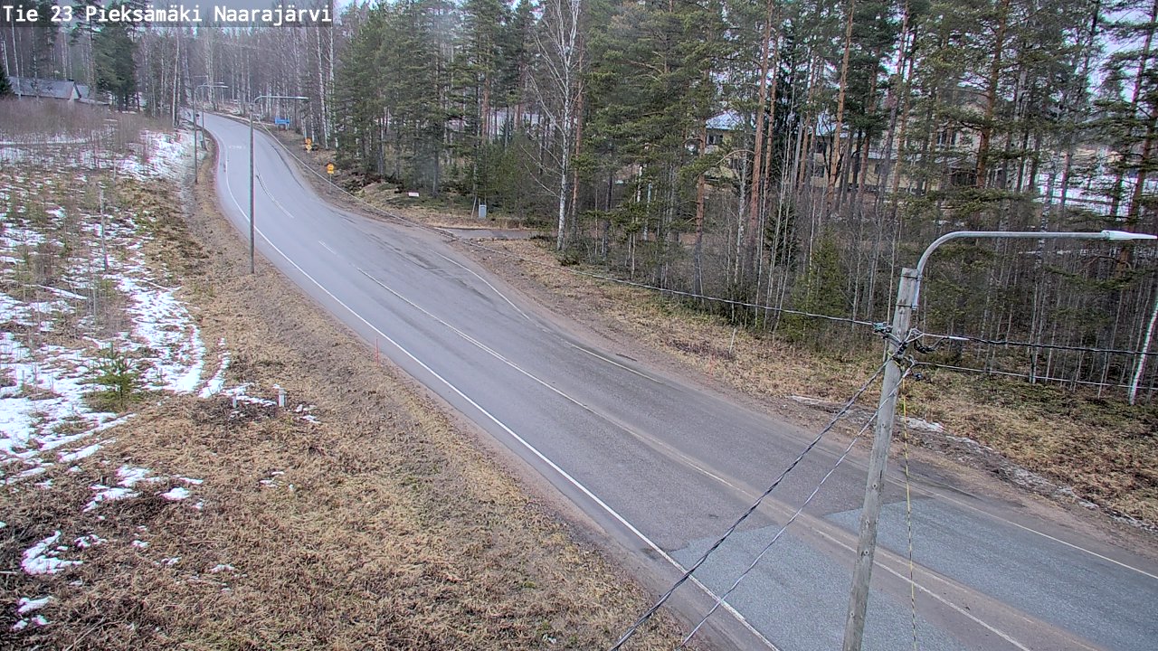 Weather Camera Image Väg 23 Pieksämäki, Naarajärvi, Pieksämäki, Etelä-Savo