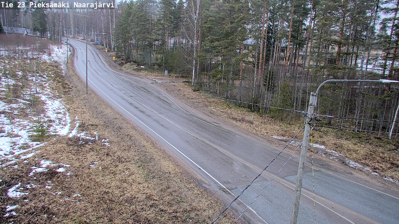 Weather Camera Image Väg 23 Pieksämäki, Naarajärvi, Pieksämäki, Etelä-Savo