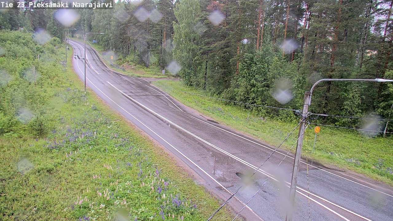 Weather Camera Image Väg 23 Pieksämäki, Naarajärvi, Pieksämäki, Etelä-Savo