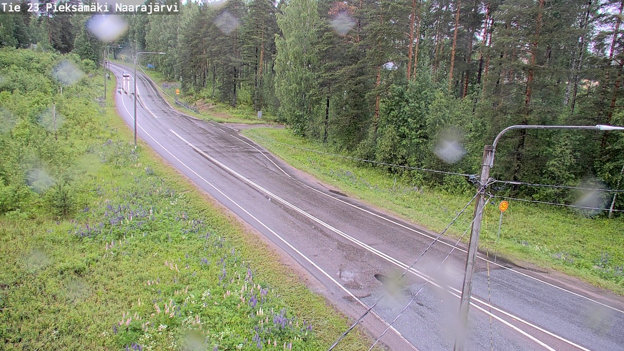 Weather Camera Image Väg 23 Pieksämäki, Naarajärvi, Pieksämäki, Etelä-Savo