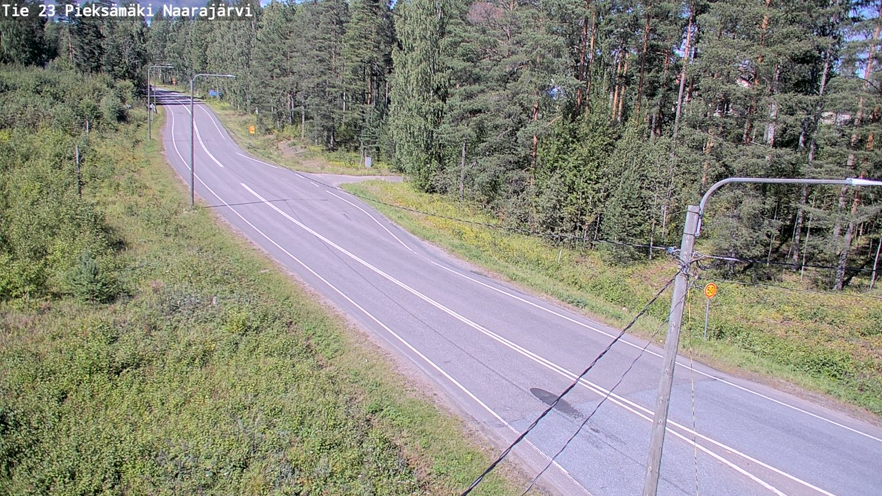 Kelikamerat Kuva Tie 23 Pieksämäki, Naarajärvi, Pieksämäki, Etelä-Savo