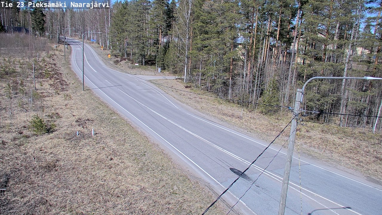 Weather Camera Image Väg 23 Pieksämäki, Naarajärvi, Pieksämäki, Etelä-Savo