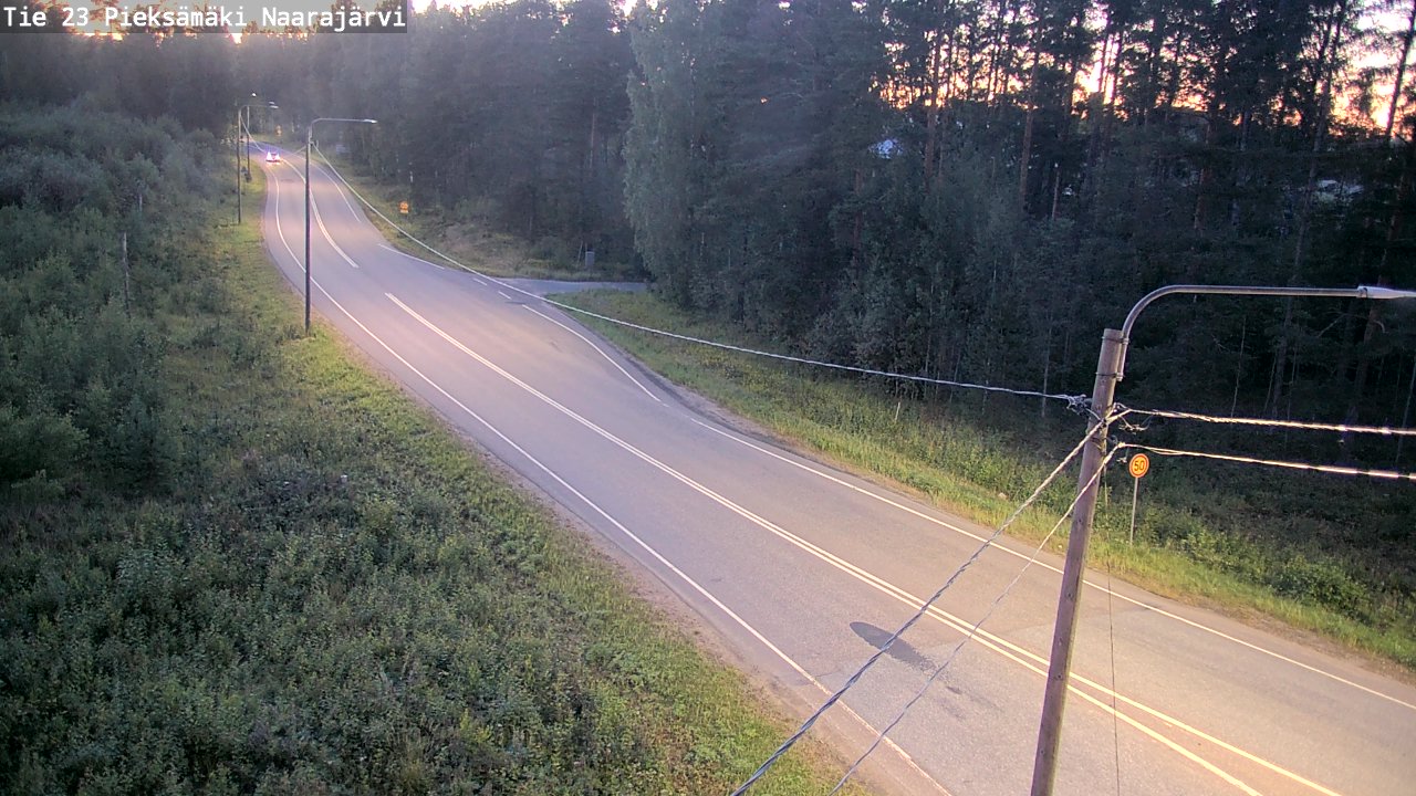 Kelikamerat Kuva Tie 23 Pieksämäki, Naarajärvi, Pieksämäki, Etelä-Savo