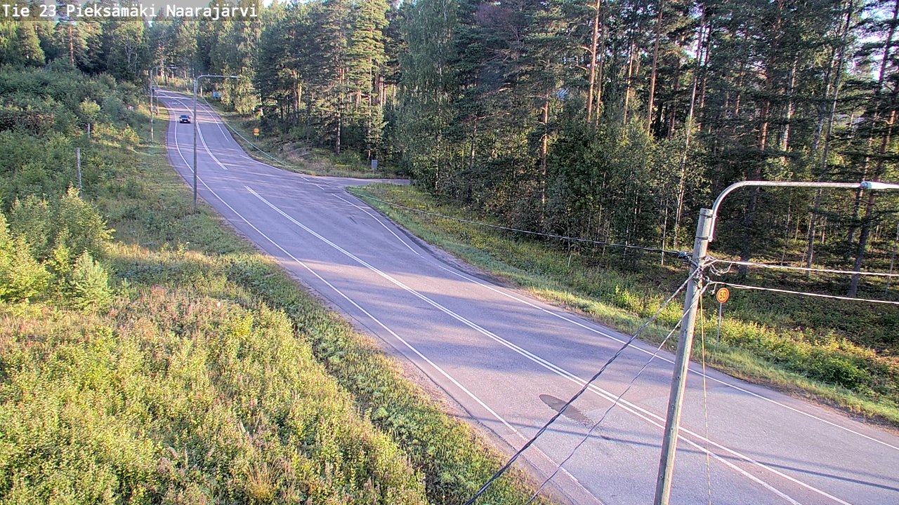 Weather Camera Image Väg 23 Pieksämäki, Naarajärvi, Pieksämäki, Etelä-Savo