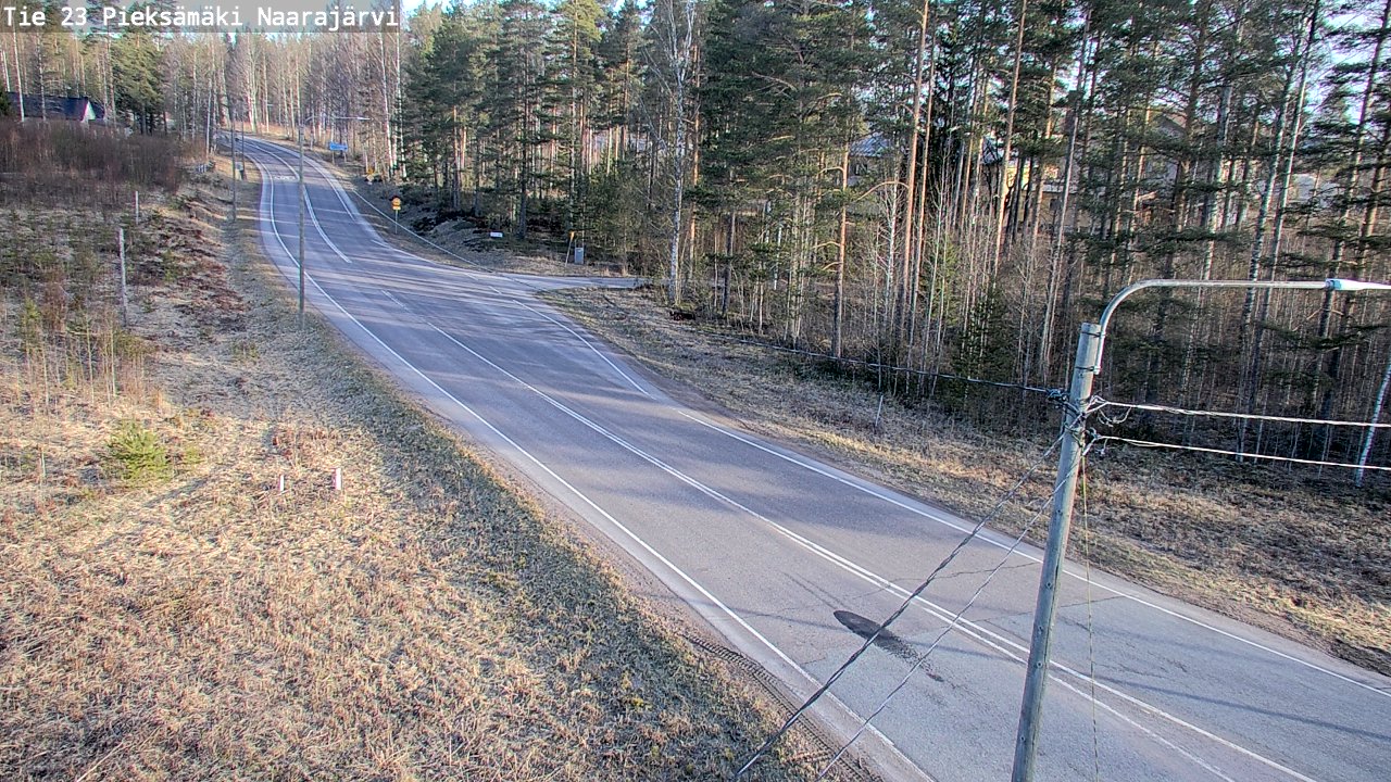 Weather Camera Image Väg 23 Pieksämäki, Naarajärvi, Pieksämäki, Etelä-Savo