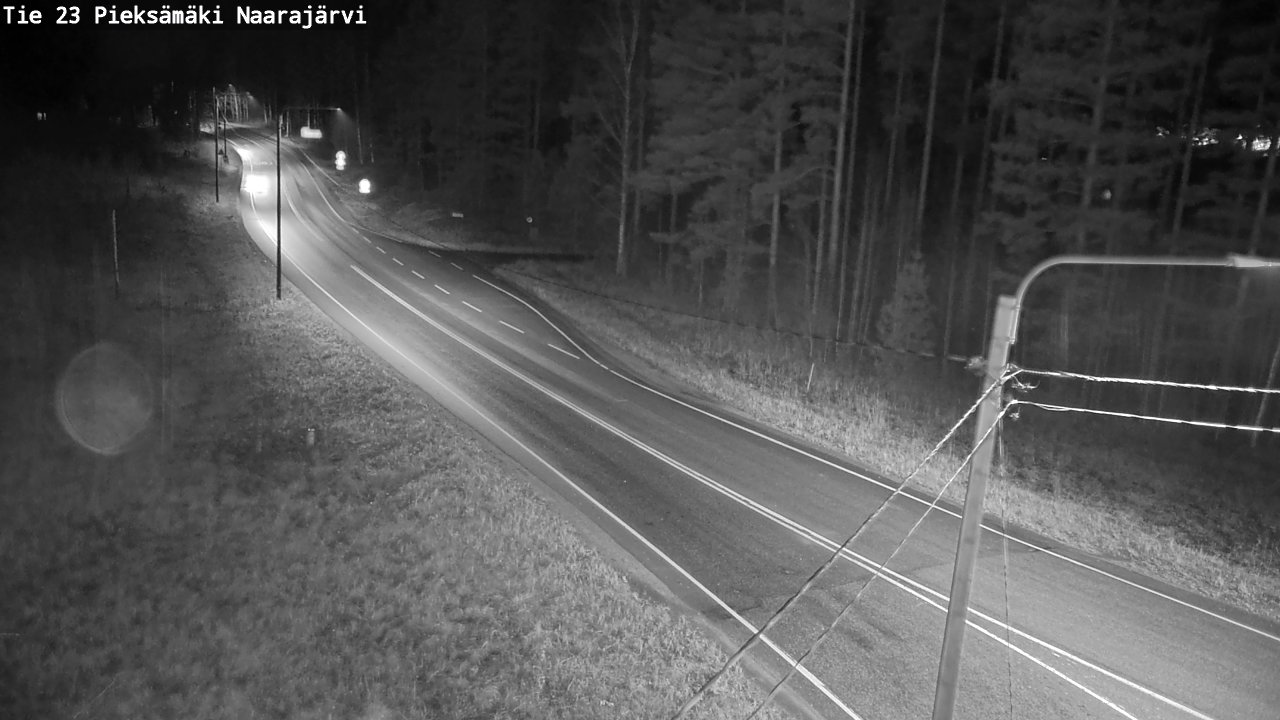Weather Camera Image Road 23 Pieksämäki, Naarajärvi, Pieksämäki, Etelä-Savo
