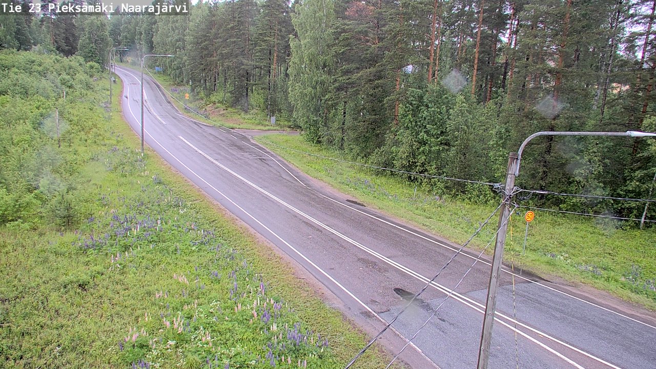 Weather Camera Image Väg 23 Pieksämäki, Naarajärvi, Pieksämäki, Etelä-Savo